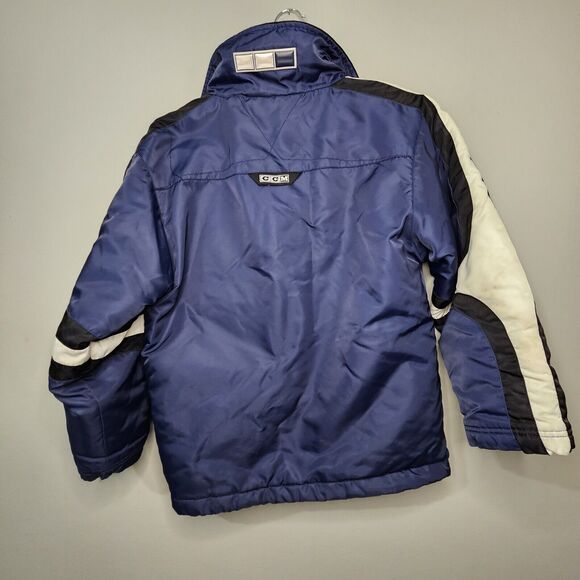 CCM 4513 Junior Century Hockey Jacket Navy Black White in size Medium - Picture 2 of 9